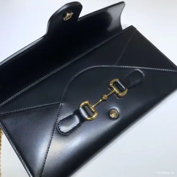 First bag ru 955 GUCCI with chain wallet Horsebit 0314