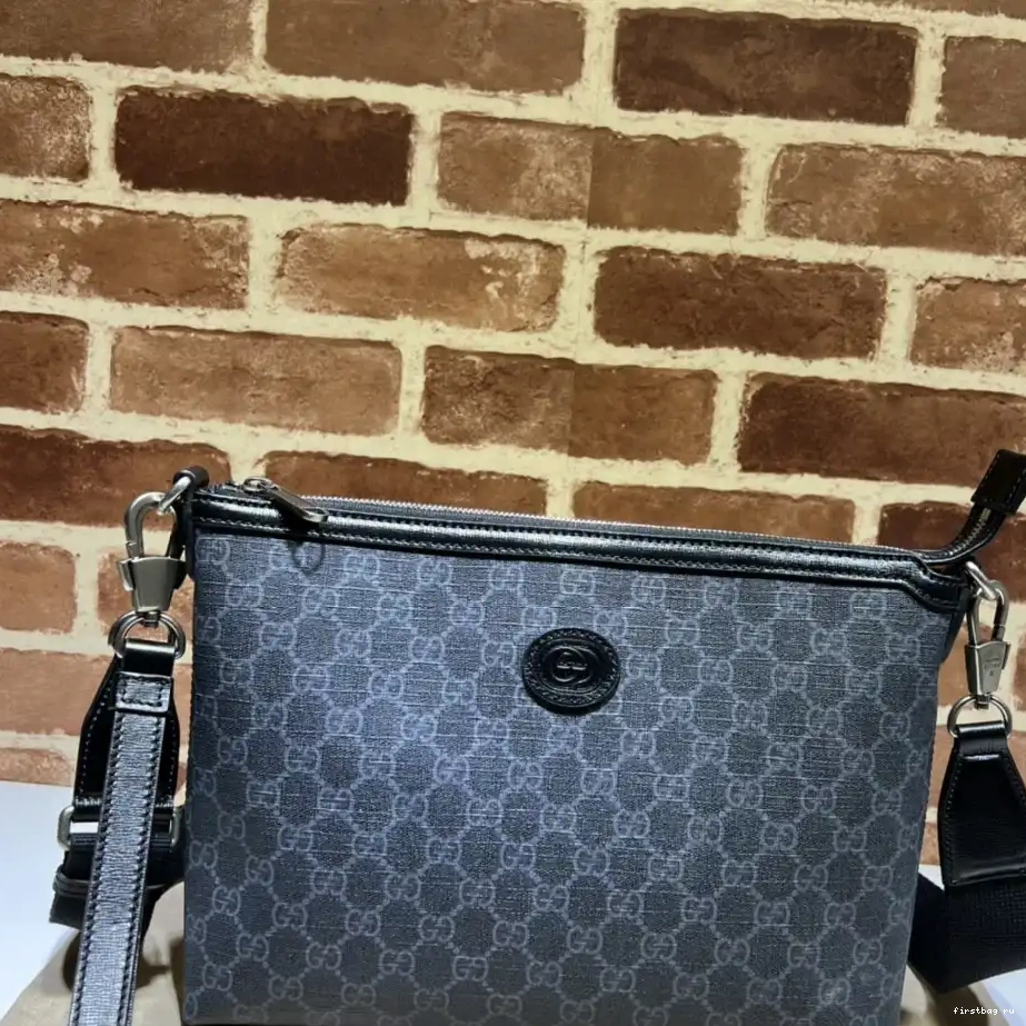 GUCCI INTERLOCKING G MESSENGER WITH BAG 0317