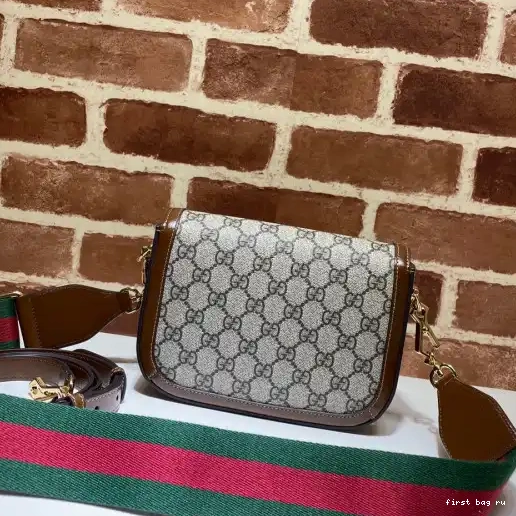 First bag ru GUCCI Horsebit bag 1955 mini 0301