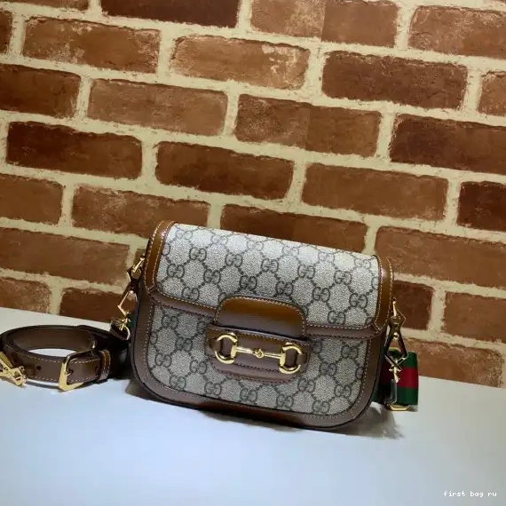 First bag ru GUCCI Horsebit bag 1955 mini 0301