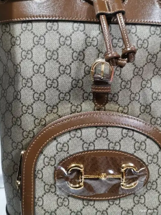 First bag ru 1955 GUCCI backpack Horsebit 0301