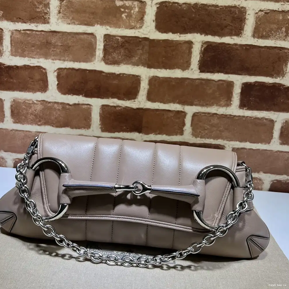 BIG HORSEBIT CHAIN GUCCI BAG SHOULDER 0302