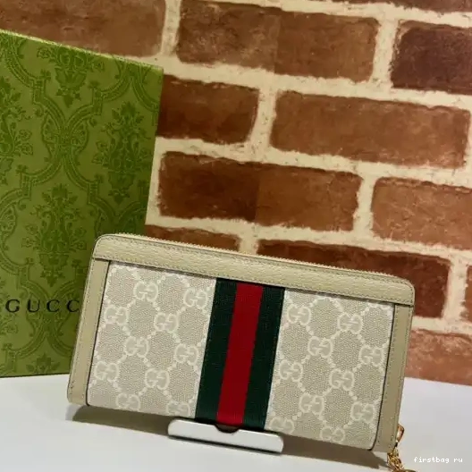 Firstbag ru Gucci wallet zip around Ophidia GG 0305