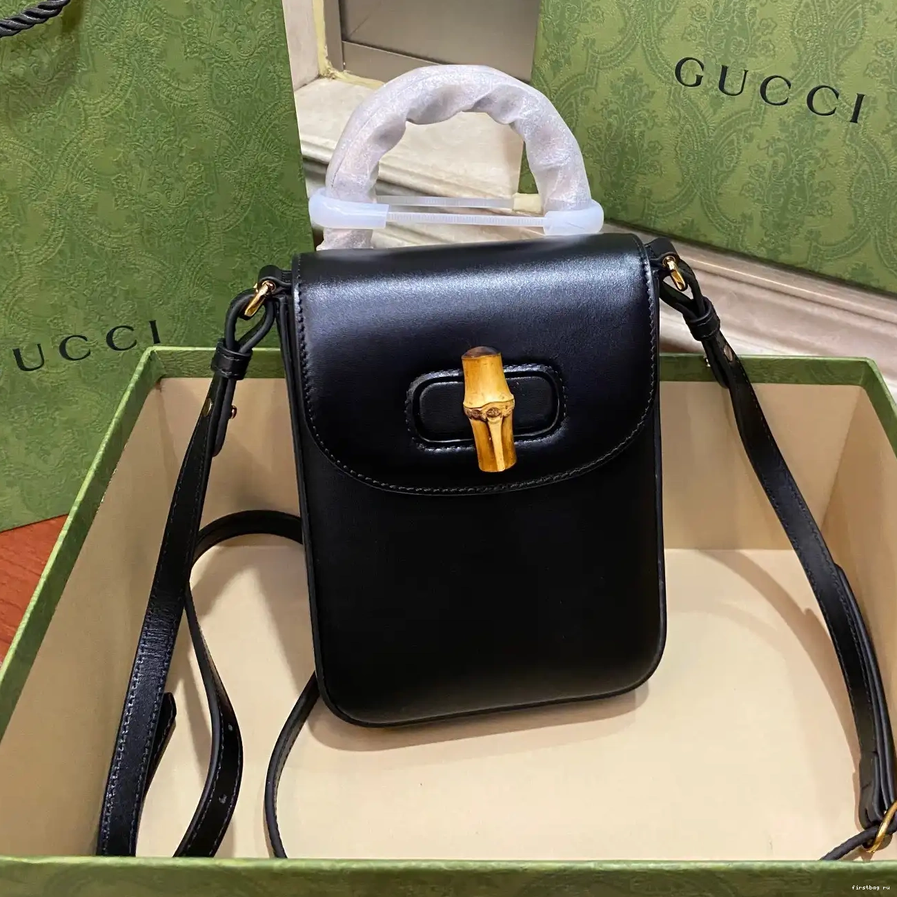 Gucci Bamboo handbag mini 0312