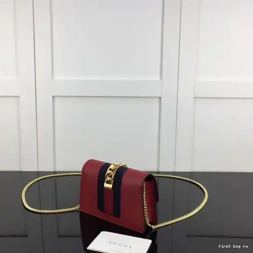 Firstbag ru super GUCCI Sylvie leather mini bag 0302