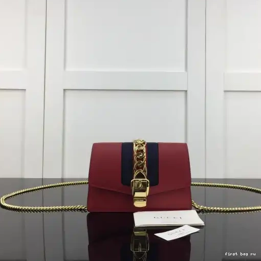 super GUCCI Sylvie leather mini bag 0302