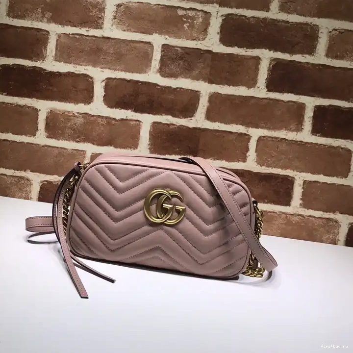 First bag ru GG Marmont small Gucci bag shoulder 0305