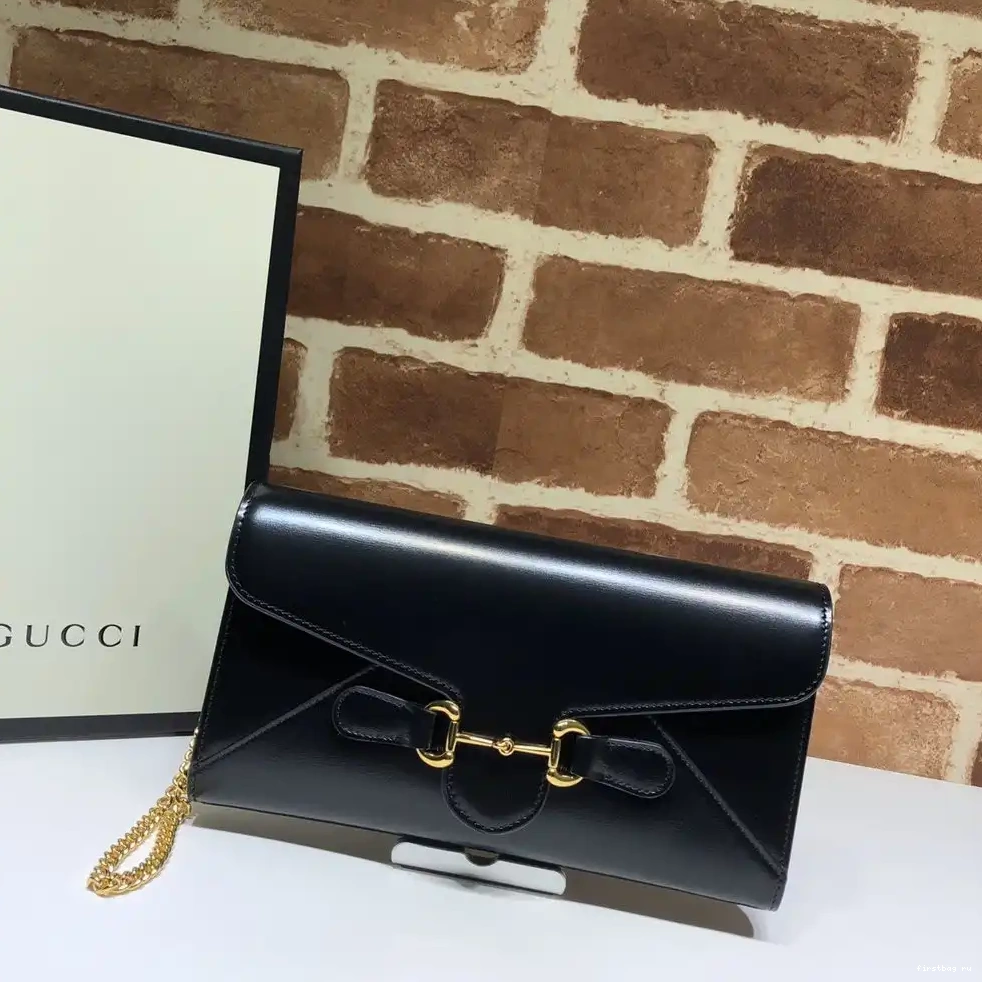 955 GUCCI with chain wallet Horsebit 0314