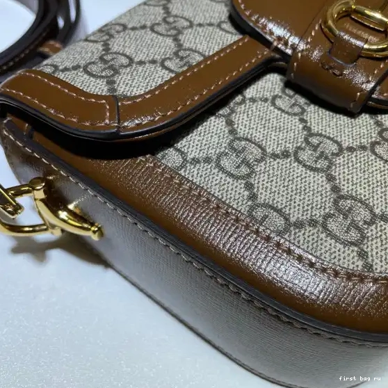 First bag ru GUCCI Horsebit bag 1955 mini 0301