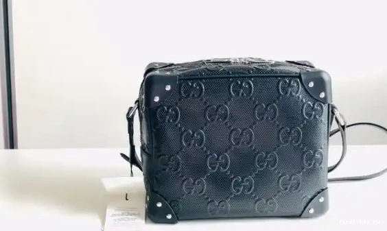 Firstbag ru shoulder GG with leather details GUCCI bag 0301