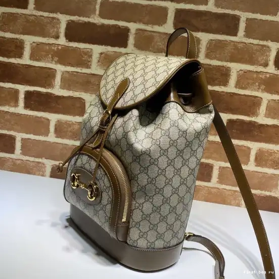 First bag ru 1955 GUCCI backpack Horsebit 0301