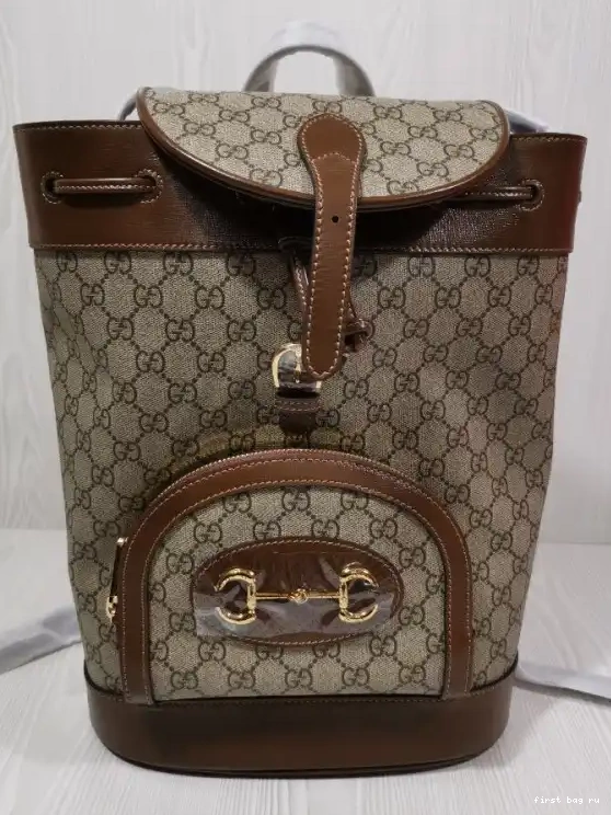 First bag ru 1955 GUCCI backpack Horsebit 0301