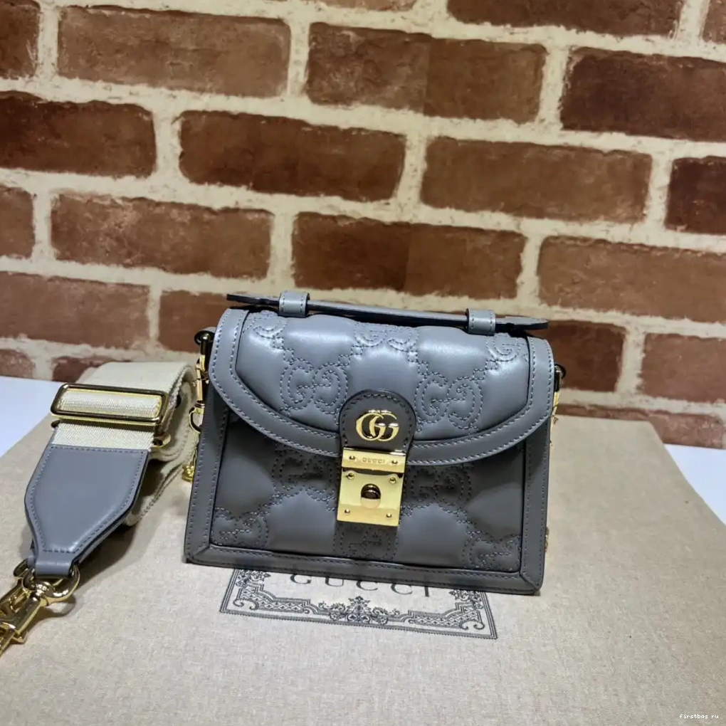 Firstbag ru TOP HANDLE GUCCI SMALL GG MATELASSÉ BAG 0308