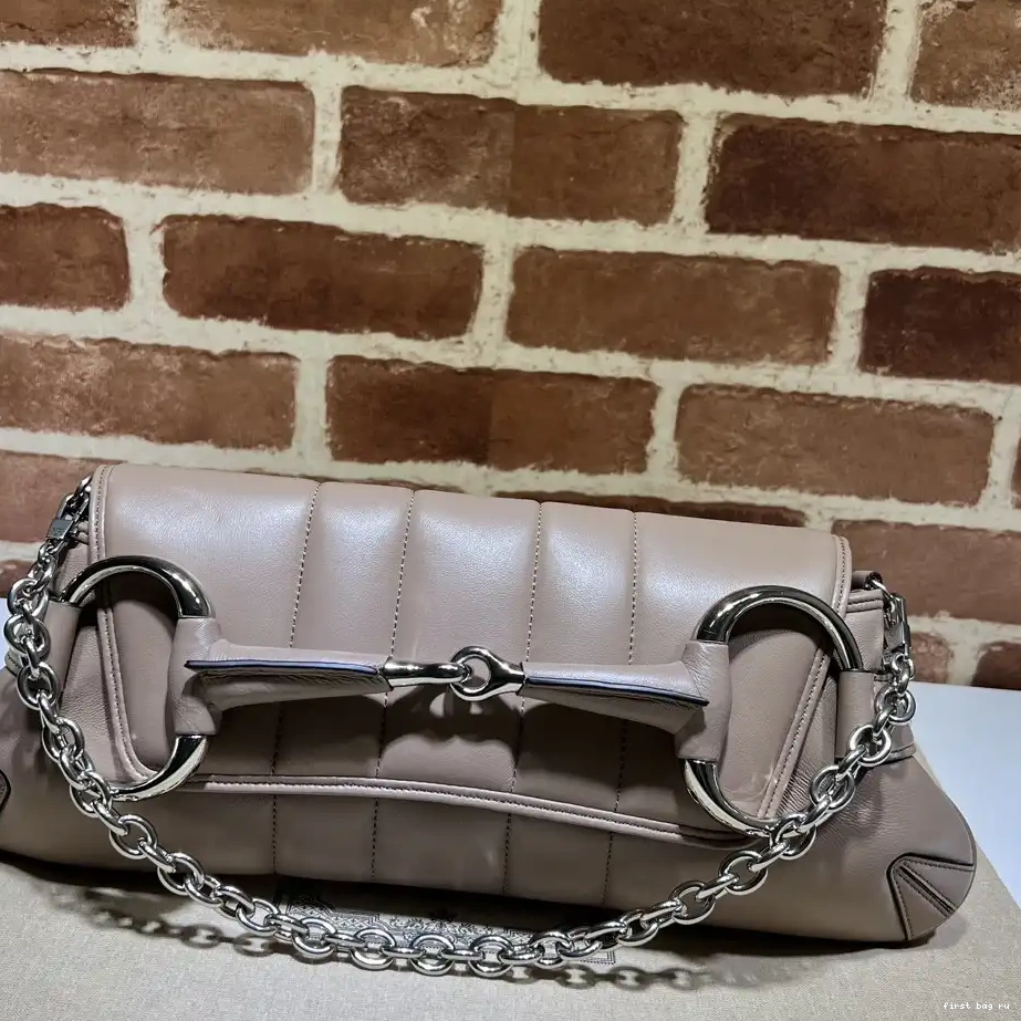 First bag ru BIG HORSEBIT CHAIN GUCCI BAG SHOULDER 0302