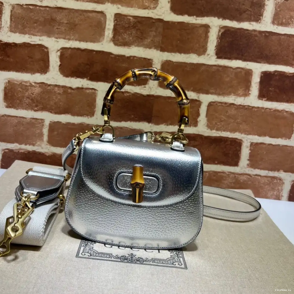 First bag ru Bamboo top with handle GUCCI Mini bag 0319