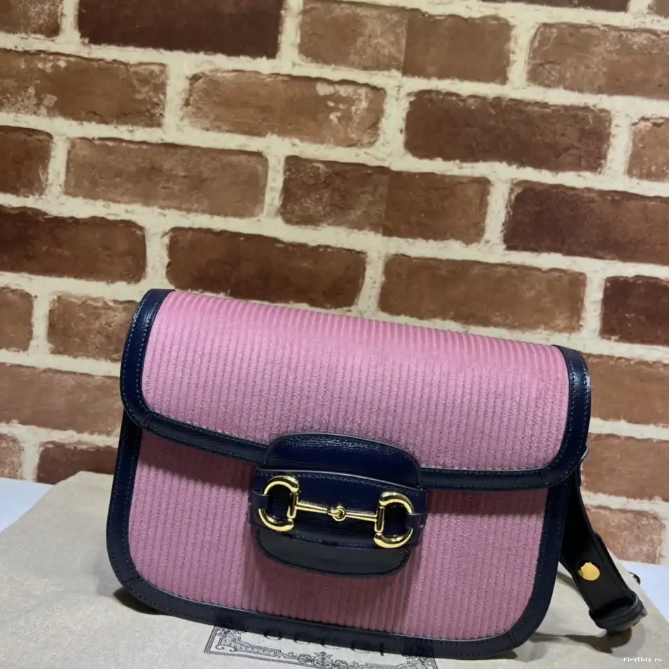 First bag ru 1955 GUCCI bag Horsebit shoulder 0310